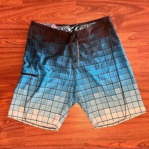 US Apparel Ocean Stretch Swim Trunks 34